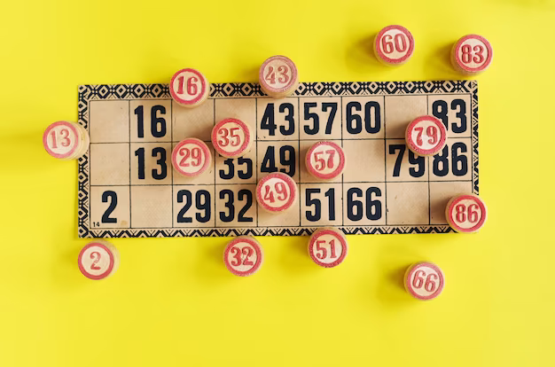 Bingo card and numbers